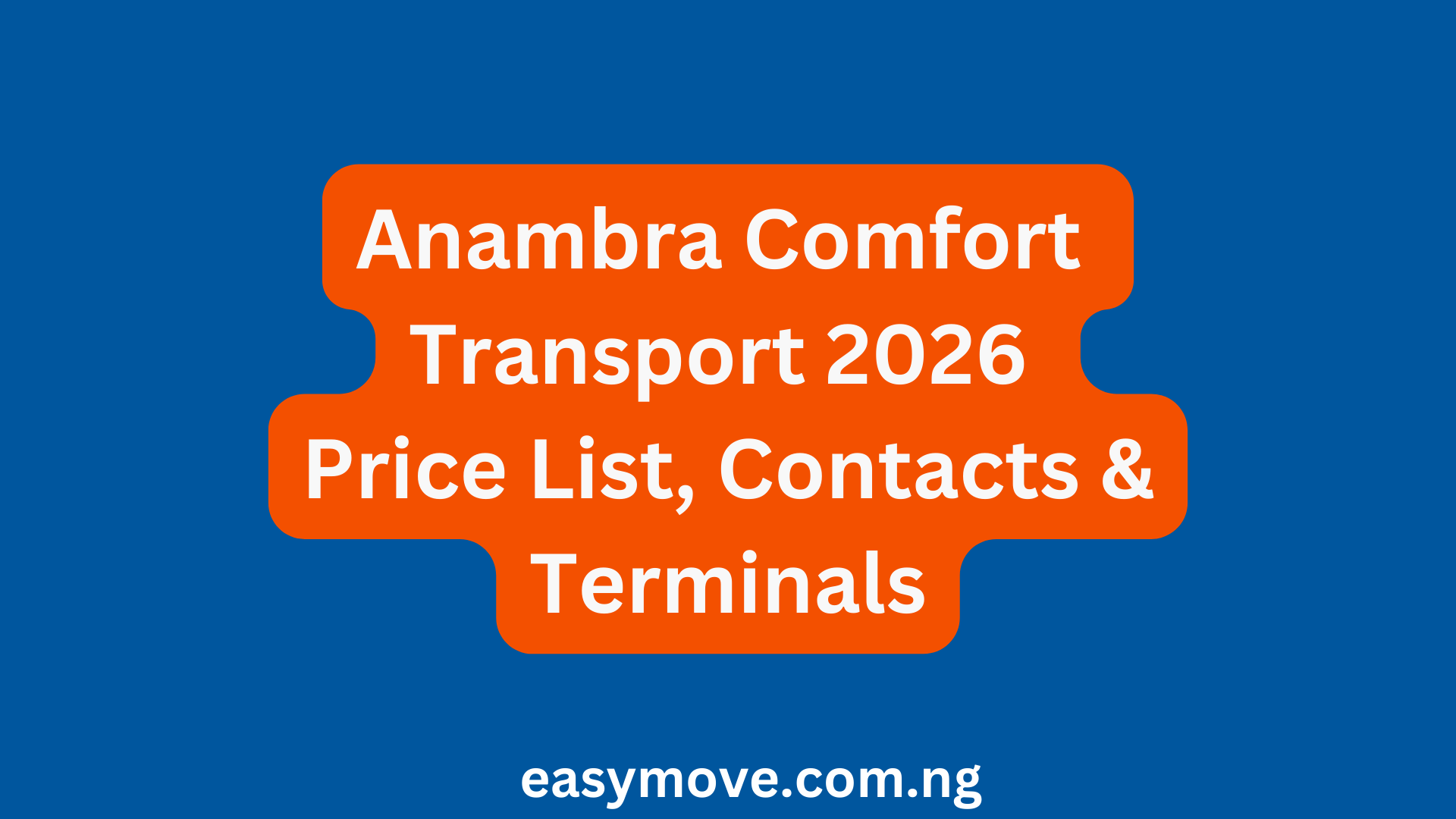 Anambra Comfort Transport