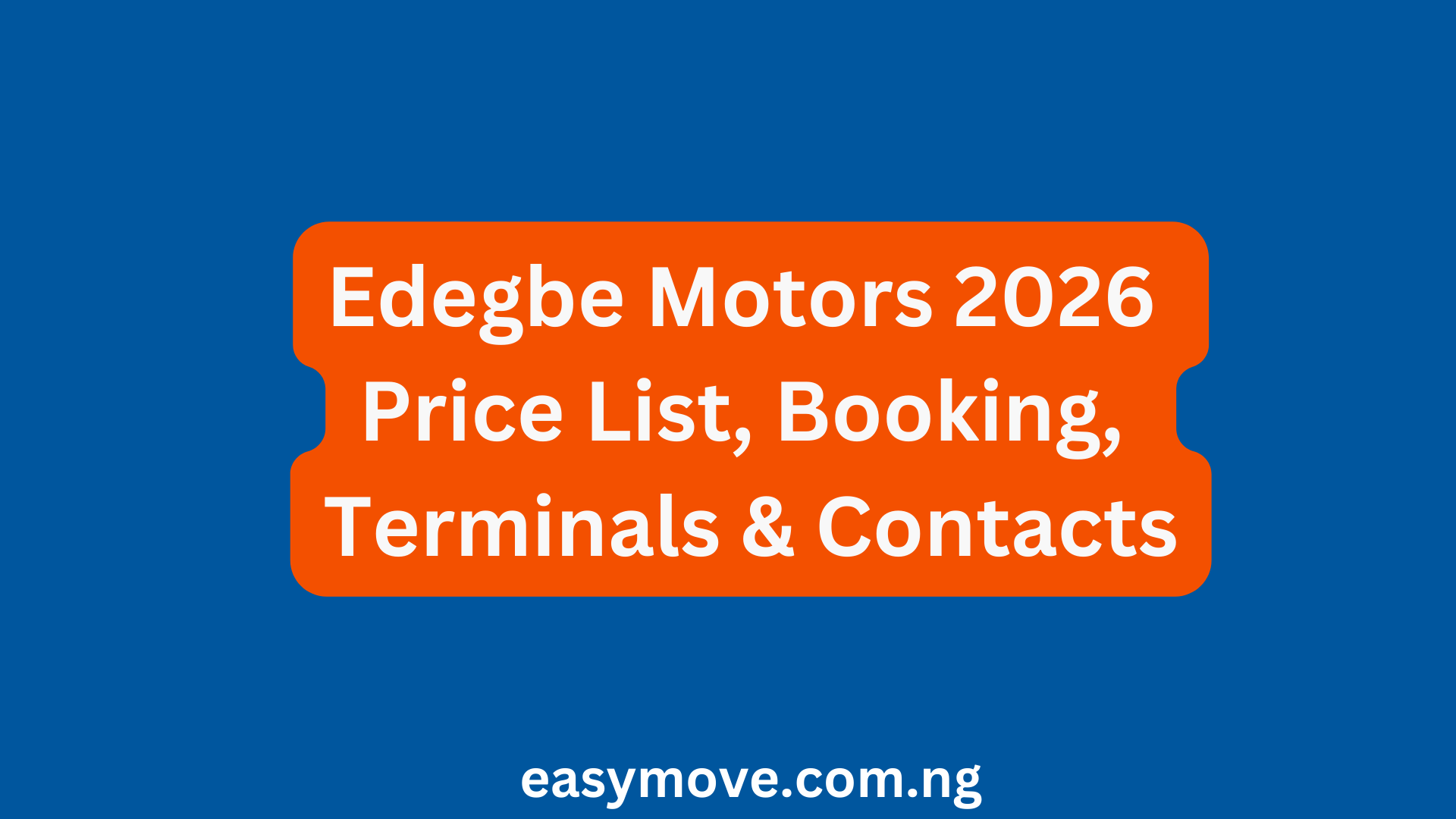 Edegbe Motors